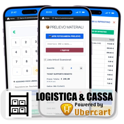 Suite Gestione Magazzino e Cassa POS - Flusso Logistico Integrato